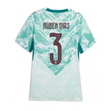 Maillot de football Réplique Portugal Ruben Dias #3 Extérieur Femme Mondial 2026 Manche Courte