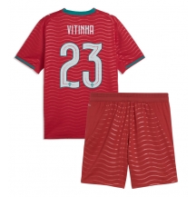 Maillot de football Réplique Portugal Vitinha #23 Domicile Enfant Mondial 2026 Manche Courte (+ Pantalon court)