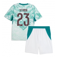 Maillot de football Réplique Portugal Vitinha #23 Extérieur Enfant Mondial 2026 Manche Courte (+ Pantalon court)