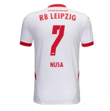Maillot de football Réplique RB Leipzig Antonio Nusa #7 Domicile 2024-25 Manche Courte
