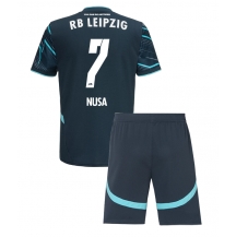 Maillot de football Réplique RB Leipzig Antonio Nusa #7 Troisième Enfant 2024-25 Manche Courte (+ Pantalon court)