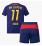 Maillot de football Réplique RB Leipzig Conrad Harder #11 Extérieur Enfant 2025-26 Manche Courte (+ Pantalon court)