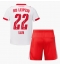 Maillot de football Réplique RB Leipzig David Raum #22 Domicile Enfant 2025-26 Manche Courte (+ Pantalon court)