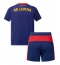 Maillot de football Réplique RB Leipzig Extérieur Enfant 2025-26 Manche Courte (+ Pantalon court)