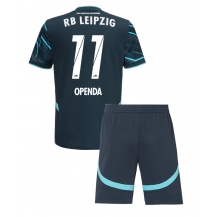 Maillot de football Réplique RB Leipzig Lois Openda #11 Troisième Enfant 2024-25 Manche Courte (+ Pantalon court)
