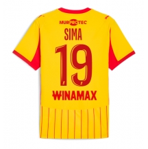 Maillot de football Réplique RC Lens Abdallah Sima #19 Domicile 2025-26 Manche Courte