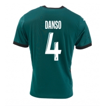 Maillot de football Réplique RC Lens Kevin Danso #4 Extérieur 2024-25 Manche Courte