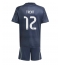 Maillot de football Réplique Real Madrid Alexander-Arnold #12 Extérieur Enfant 2025-26 Manche Courte (+ Pantalon court)