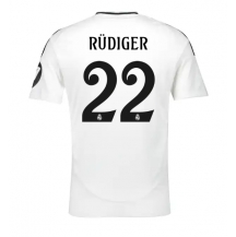 Maillot de football Réplique Real Madrid Antonio Rudiger #22 Domicile 2024-25 Manche Courte