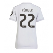 Maillot de football Réplique Real Madrid Antonio Rudiger #22 Domicile Femme 2025-26 Manche Courte