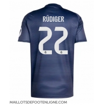 Maillot de football Réplique Real Madrid Antonio Rudiger #22 Extérieur 2025-26 Manche Courte