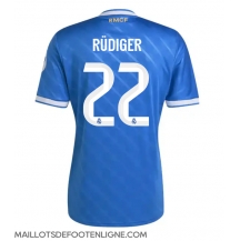 Maillot de football Réplique Real Madrid Antonio Rudiger #22 Troisième 2025-26 Manche Courte