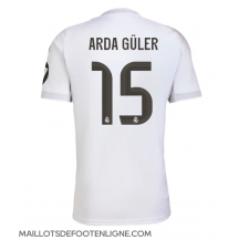 Maillot de football Réplique Real Madrid Arda Guler #15 Domicile 2025-26 Manche Courte