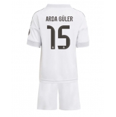 Maillot de football Réplique Real Madrid Arda Guler #15 Domicile Enfant 2025-26 Manche Courte (+ Pantalon court)