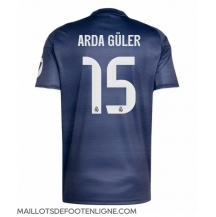 Maillot de football Réplique Real Madrid Arda Guler #15 Extérieur 2025-26 Manche Courte