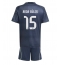 Maillot de football Réplique Real Madrid Arda Guler #15 Extérieur Enfant 2025-26 Manche Courte (+ Pantalon court)
