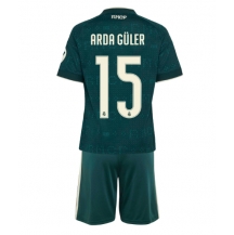 Maillot de football Réplique Real Madrid Arda Guler #15 Extérieur Enfant 2026-27 Manche Courte (+ Pantalon court)