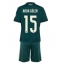 Maillot de football Réplique Real Madrid Arda Guler #15 Extérieur Enfant 2026-27 Manche Courte (+ Pantalon court)