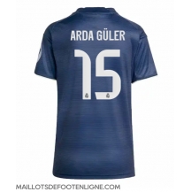 Maillot de football Réplique Real Madrid Arda Guler #15 Extérieur Femme 2025-26 Manche Courte