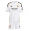 Maillot de football Réplique Real Madrid Aurelien Tchouameni #14 Domicile Enfant 2025-26 Manche Courte (+ Pantalon court)
