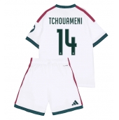 Maillot de football Réplique Real Madrid Aurelien Tchouameni #14 Domicile Enfant 2026-27 Manche Courte (+ Pantalon court)