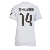 Maillot de football Réplique Real Madrid Aurelien Tchouameni #14 Domicile Femme 2025-26 Manche Courte
