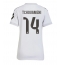 Maillot de football Réplique Real Madrid Aurelien Tchouameni #14 Domicile Femme 2025-26 Manche Courte