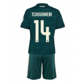 Maillot de football Réplique Real Madrid Aurelien Tchouameni #14 Extérieur Enfant 2026-27 Manche Courte (+ Pantalon court)