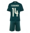 Maillot de football Réplique Real Madrid Aurelien Tchouameni #14 Extérieur Enfant 2026-27 Manche Courte (+ Pantalon court)