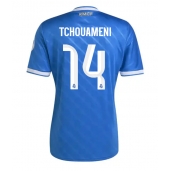 Maillot de football Réplique Real Madrid Aurelien Tchouameni #14 Troisième 2025-26 Manche Courte