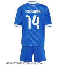 Maillot de football Réplique Real Madrid Aurelien Tchouameni #14 Troisième Enfant 2025-26 Manche Courte (+ Pantalon court)