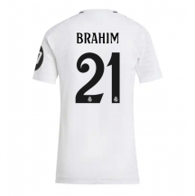 Maillot de football Réplique Real Madrid Brahim Diaz #21 Domicile Femme 2024-25 Manche Courte