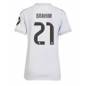 Maillot de football Réplique Real Madrid Brahim Diaz #21 Domicile Femme 2025-26 Manche Courte