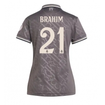 Maillot de football Réplique Real Madrid Brahim Diaz #21 Troisième Femme 2024-25 Manche Courte