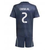 Maillot de football Réplique Real Madrid Daniel Carvajal #2 Extérieur Enfant 2025-26 Manche Courte (+ Pantalon court)