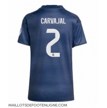Maillot de football Réplique Real Madrid Daniel Carvajal #2 Extérieur Femme 2025-26 Manche Courte