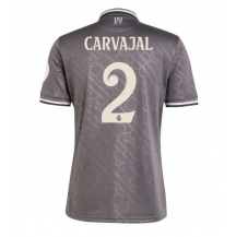 Maillot de football Réplique Real Madrid Daniel Carvajal #2 Troisième 2024-25 Manche Courte