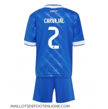 Maillot de football Réplique Real Madrid Daniel Carvajal #2 Troisième Enfant 2025-26 Manche Courte (+ Pantalon court)