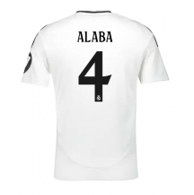 Maillot de football Réplique Real Madrid David Alaba #4 Domicile 2024-25 Manche Courte