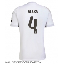 Maillot de football Réplique Real Madrid David Alaba #4 Domicile 2025-26 Manche Courte