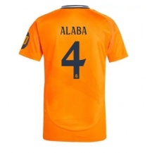 Maillot de football Réplique Real Madrid David Alaba #4 Extérieur 2024-25 Manche Courte