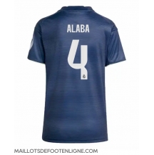 Maillot de football Réplique Real Madrid David Alaba #4 Extérieur Femme 2025-26 Manche Courte