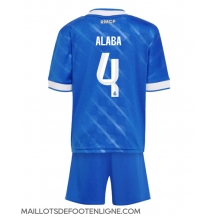 Maillot de football Réplique Real Madrid David Alaba #4 Troisième Enfant 2025-26 Manche Courte (+ Pantalon court)