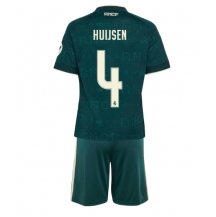 Maillot de football Réplique Real Madrid Dean Huijsen #4 Extérieur Enfant 2026-27 Manche Courte (+ Pantalon court)