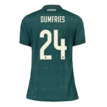 Maillot de football Réplique Real Madrid Denzel Dumfries #24 Extérieur Femme 2026-27 Manche Courte