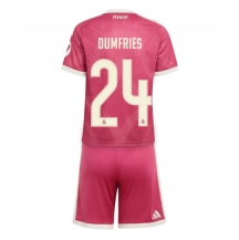 Maillot de football Réplique Real Madrid Denzel Dumfries #24 Troisième Enfant 2026-27 Manche Courte (+ Pantalon court)