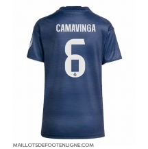 Maillot de football Réplique Real Madrid Eduardo Camavinga #6 Extérieur Femme 2025-26 Manche Courte