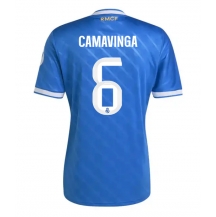 Maillot de football Réplique Real Madrid Eduardo Camavinga #6 Troisième 2025-26 Manche Courte