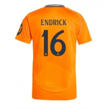 Maillot de football Réplique Real Madrid Endrick #16 Extérieur 2024-25 Manche Courte