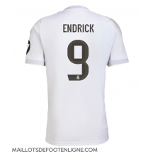 Maillot de football Réplique Real Madrid Endrick #9 Domicile 2025-26 Manche Courte